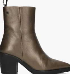 MARUTI bronzen enkellaarsjes gisele>DAMES Enkellaarsjes