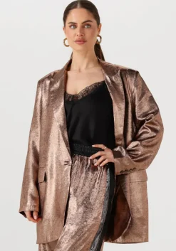 MES DEMOISELLES bronzen blazer siane>DAMES Co-Ord Sets|Blazers