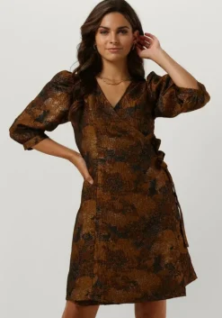 bronzen notre-v mini jurk nv cela dress