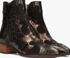 PERTINI bronzen enkellaarsjes 32709><noscript><img width=