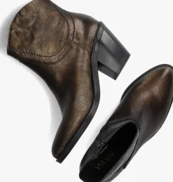 VIA VAI bronzen enkellaarsjes mara denver><noscript><img width=