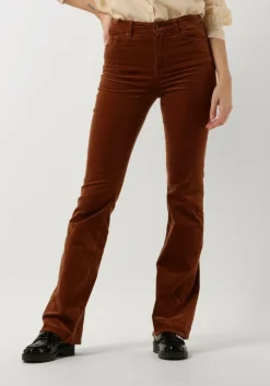bruine 7 for all mankind flared broek lisha velvet caramel