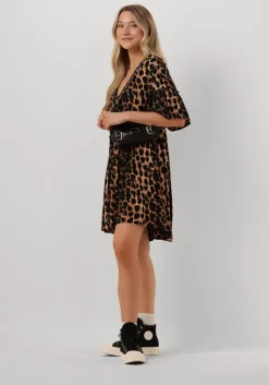 ALIX THE LABEL e mini jurk ladies woven animal dress 1><noscript><img width=