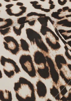 bruine alix the label minirok ladies woven leopard faux leather skirt