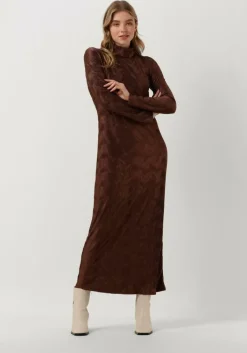 ANOTHER LABEL e maxi jurk alaiya dress l/s>DAMES Jurken