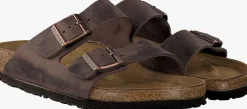 bruine birkenstock slippers arizona heren