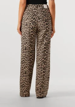 bruine catwalk junkie bootcut jeans tailored leopard jeans