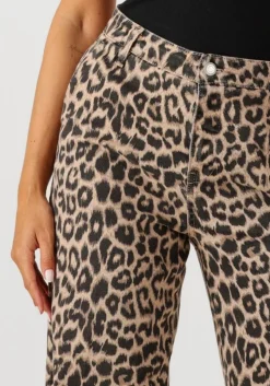 bruine catwalk junkie bootcut jeans tailored leopard jeans