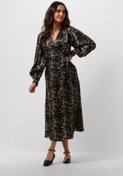 CO'COUTURE e co'couture midi jurk leo leo wrap dress>DAMES Jurken