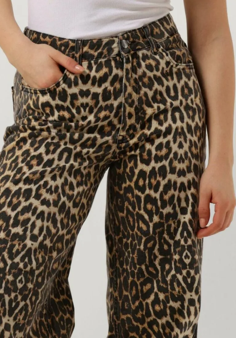 CO'COUTURE e co'couture straight leg jeans leo denim panel pant>DAMES Jeans