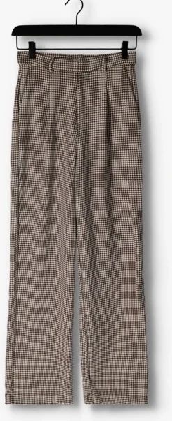 COLOURFUL REBEL e pantalon rus jacquard dogtooth straight pants><noscript><img width=