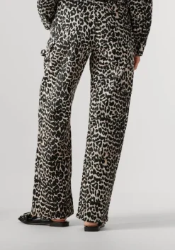 COLOURFUL REBEL e straight leg jeans tinsley leopard denim worker pants><noscript><img width=