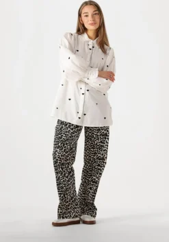 COLOURFUL REBEL e straight leg jeans tinsley leopard denim worker pants><noscript><img width=