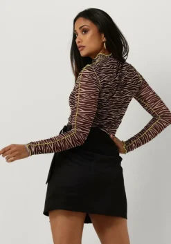 COLOURFUL REBEL e top neyo zebra overklock mesh turtleneck top><noscript><img width=