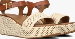 bruine fitflop sandalen met hak jg1