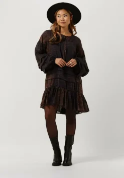 bruine freebird mini jurk pepper dress