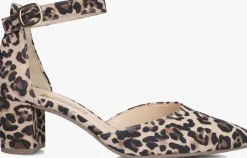 bruine gabor sandalen met hak 340