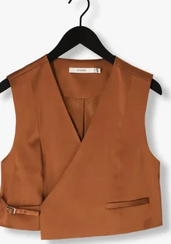 bruine gestuz gilet gzjessie waistcoat