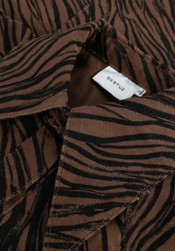 bruine gestuz mini jurk abena gz dress