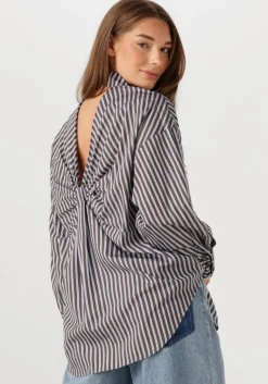 HAUTE L'AMITIÉ e haute l'amitié blouses melvin stripe twist bow shirt>DAMES Blouses