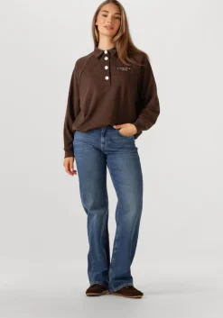 bruine haute l'amitié sweater polo logo sweat