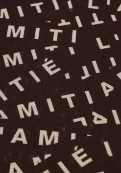 bruine haute l'amitié top l'amitie mesh ls o-neck