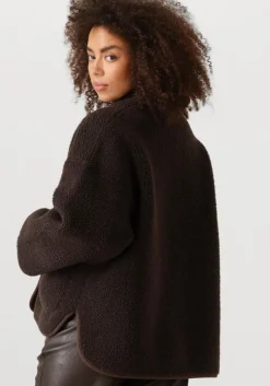 bruine knit-ted teddy jas joko