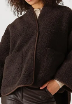 bruine knit-ted teddy jas joko