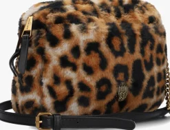 bruine kurt geiger london schoudertas kensington puff camera