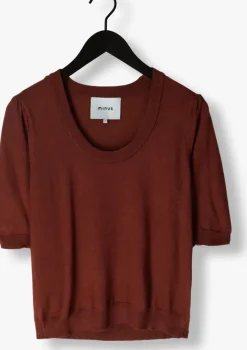MINUS e top pam scoop neck half sleeve knit t-shirt><noscript><img width=