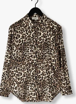 bruine modström blouses tipsymd print shirt