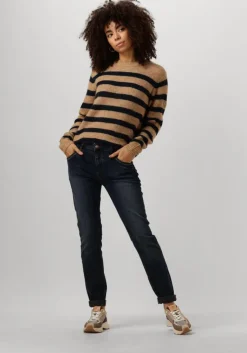 MOS MOSH e trui thora stripe crewneck knit>DAMES Truien & Vesten