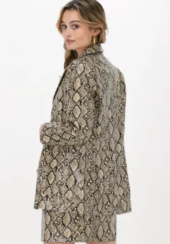 bruine na-kd blazer pu blazer