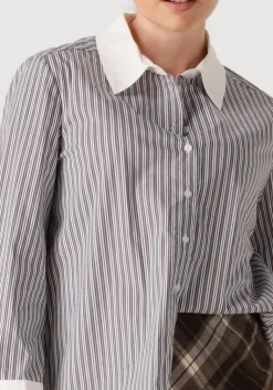 NEO NOIR e blouses dranila stripe shirt><noscript><img width=