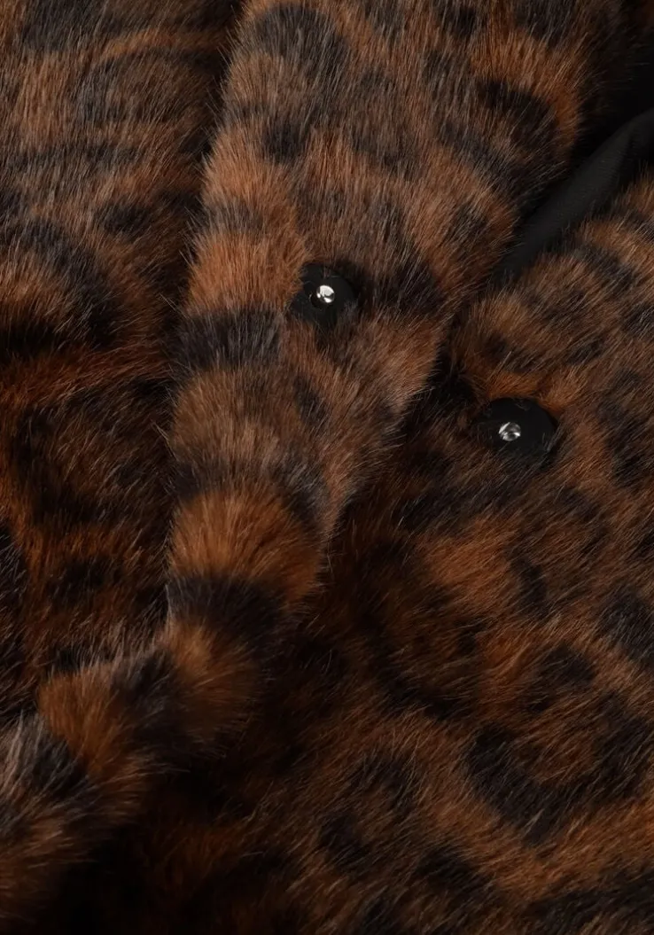 bruine neo noir jack melodie leo faux fur jacketdam