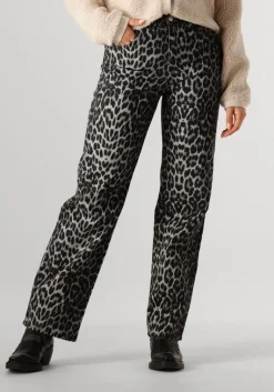 NEO NOIR e lange broeken simona leopard pants>DAMES Broeken