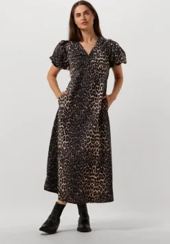 NEO NOIR e midi jurk illana leo dress>DAMES Jurken