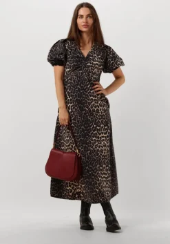 NEO NOIR e midi jurk illana leo dress>DAMES Jurken