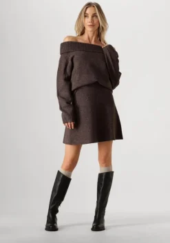 NEO NOIR e minirok gisa knit skirt>DAMES Rokken