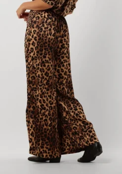 bruine neo noir wijde broek avie leo pants