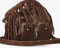 NÚNOO e núnoo schoudertas helena fringe suède>DAMES Schoudertassen