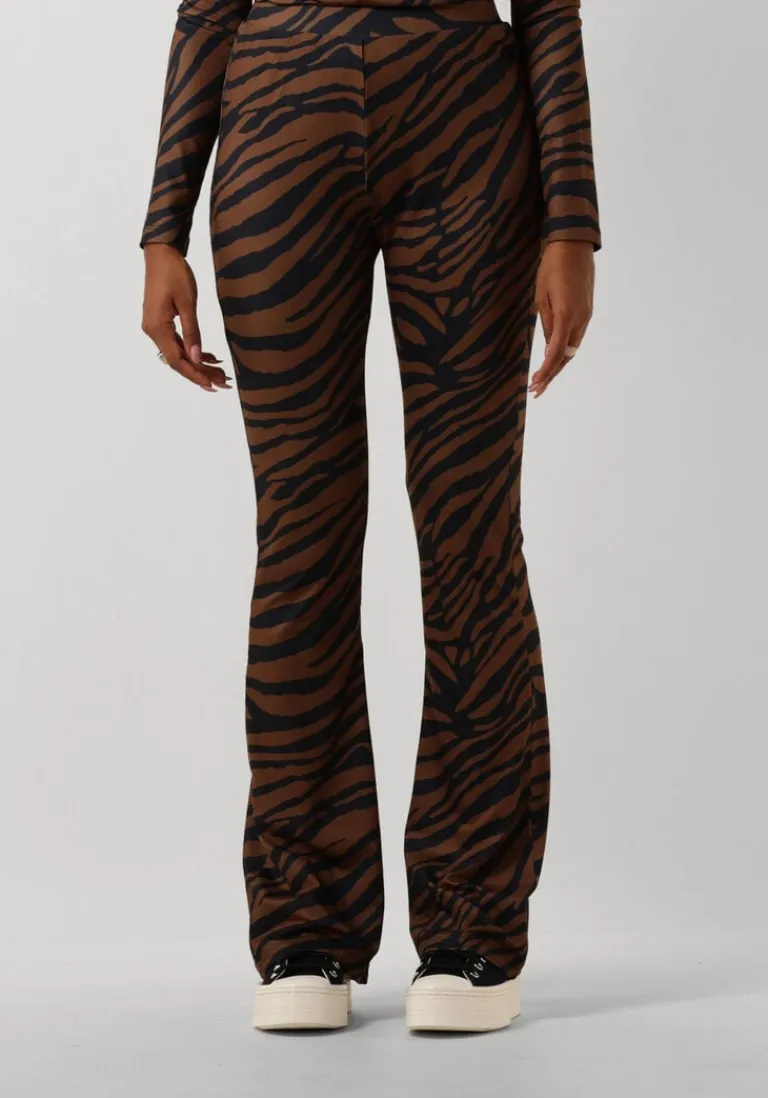 NOTRE-V e flared broek nv celeste flared pants>DAMES Broeken