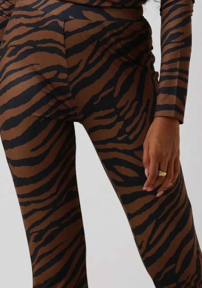 NOTRE-V e flared broek nv celeste flared pants>DAMES Broeken