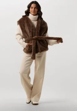 bruine notre-v gilet nv-edi