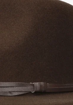 bruine notre-v hoed vanity