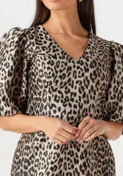 bruine notre-v mini jurk nv-flossie