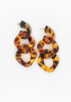 bruine notre-v oorbellen x bo - jules earrings