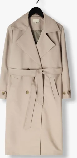 bruine notre-v trenchcoats nv-fae long coat