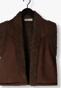 bruine pom amsterdam gilet gilet - lammy brown