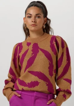 POM AMSTERDAM e trui pullover - feathers sparkle>DAMES Truien & Vesten